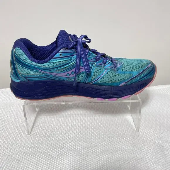 Saucony Everun Guide 9 Shoes Womens Size 9 Running Blue S10295-5 Low Top Sneaker - Picture 6 of 9